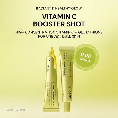 🍊 Vitamin C Brightening Booster Shot ✨ For Brighter, Smoother & Hydrated-Looking Skin 💧