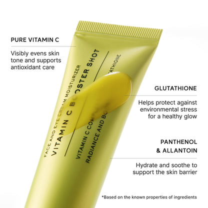 🍊 Vitamin C Brightening Booster Shot ✨ For Brighter, Smoother & Hydrated-Looking Skin 💧