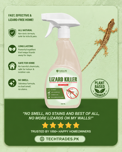 Instant Lizard Killer Spray No Smell - Instant Kill & Long-Lasting