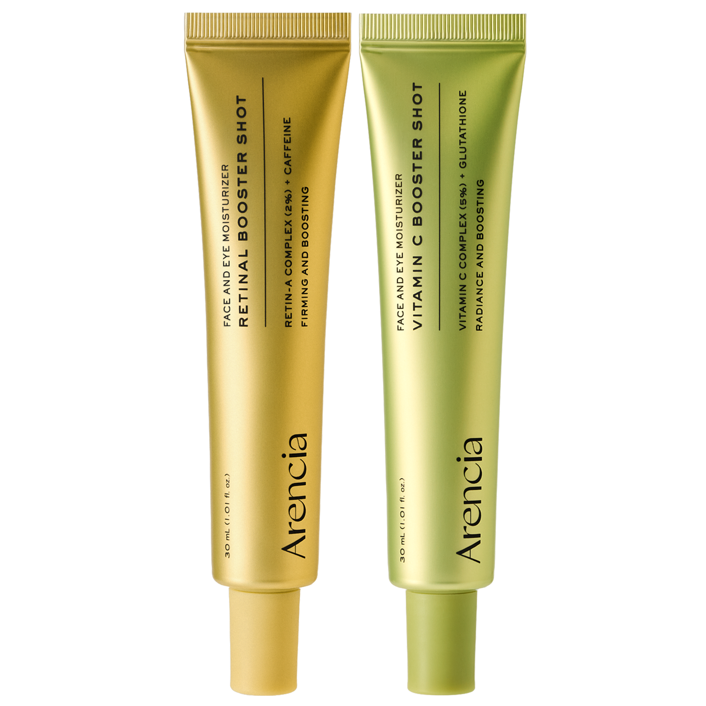 Vitamin C+Retinal Booster Shot Day & Night Brightening Pore Minimizing Moisturizing Fades Dark Spots