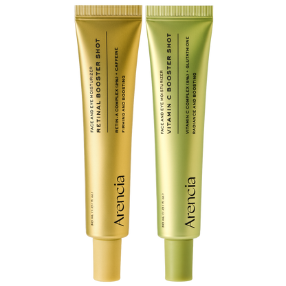 Vitamin C+Retinal Booster Shot Day & Night Brightening Pore Minimizing Moisturizing Fades Dark Spots