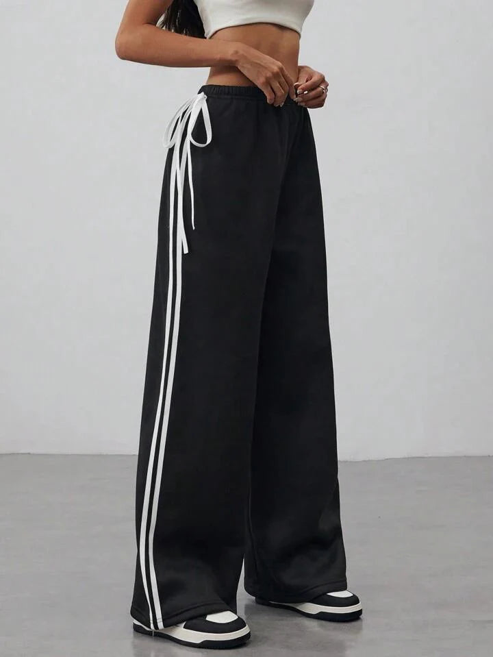 Fairy Side stripe Wide-Leg Trouser