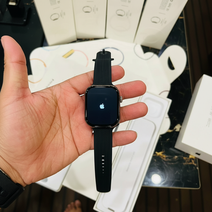 Apple Logo Watch Series 11 | 1:1 Packaging | Luxury Silver Alloy Edition 🔥🔥