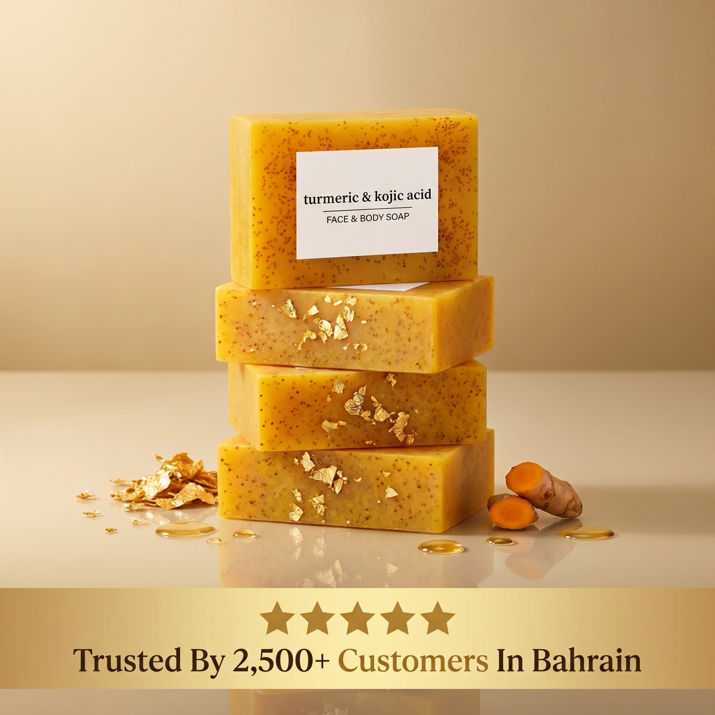 KojiAcid & TurmericLemon Anti-Acne Whitening Soap