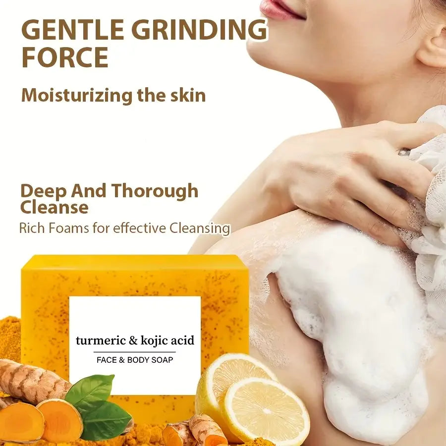 KojiAcid & TurmericLemon Anti-Acne Whitening Soap